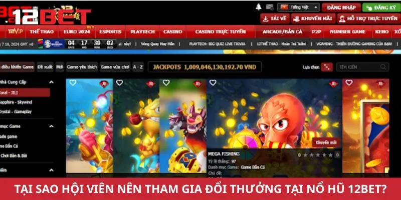 Các nhà cung cấp game nổi tiếng hợp tác cùng bắn cá 12Bet