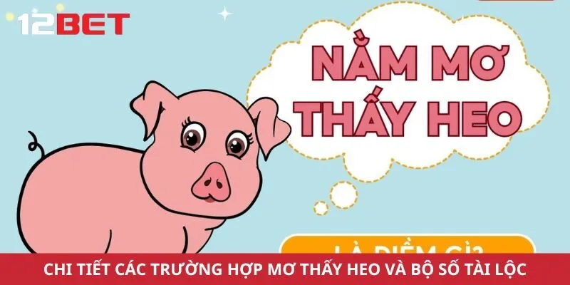 Danh sách chi tiết các trường hợp mơ thấy heo và bộ số tài lộc